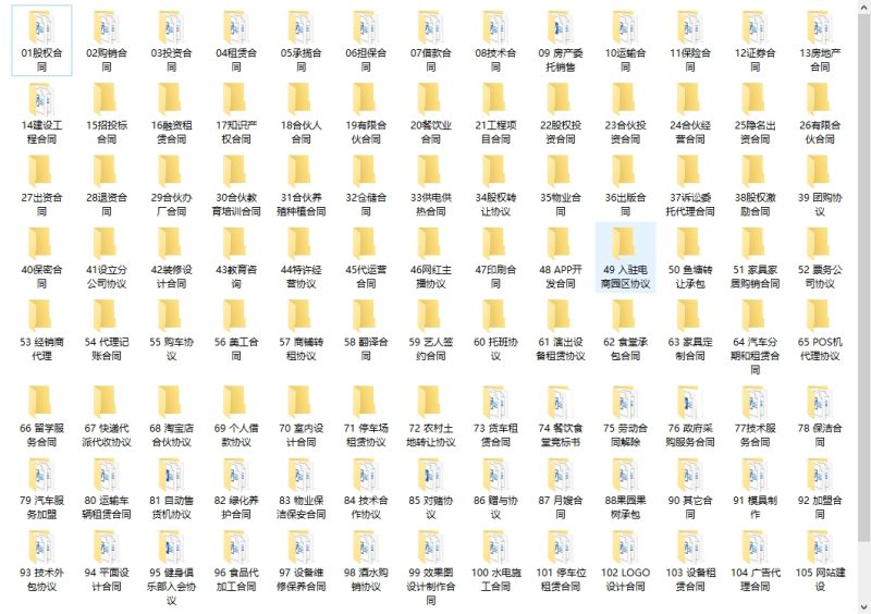 6000套合同协议模板 - 软满仓-财源精品库-乱七八糟资源社-软满仓-财源精品库