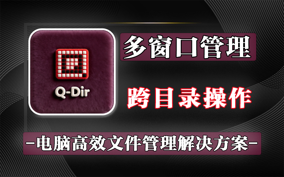 图片[1]-Q-Dir多窗口文件管理器：Windows 高效文件管理解决方案，提升跨目录操作效率！ - 软满仓-财源精品库-软满仓-财源精品库